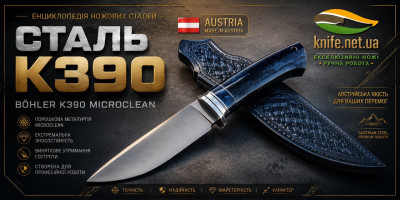 Сталь K390 — повний огляд порошкової сталі Böhler K390 Microclean для ножів